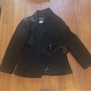 Chanel short blazer black